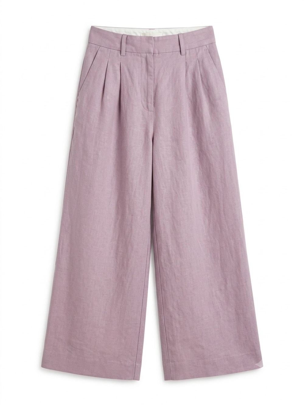 Wilfred Aritzia The Effortless Linen Pant in Lilac - Size 4